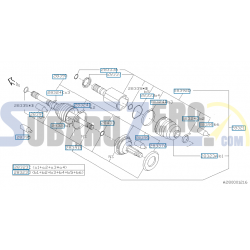 Conjunto de eje de transmisión delantero (palier) OEM - Impreza GX/WRX 2001-05