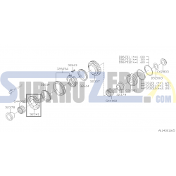 Engranaje  5ª caja cambios 6v OEM - Impreza STI 2001-20, Legacy Spec B